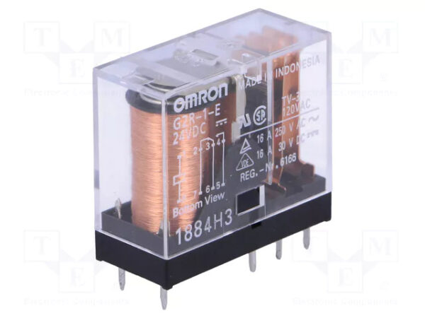 Relé 24VDC 16A SPDT (8 Pinos) Omron - G2R-1-E 24VDC