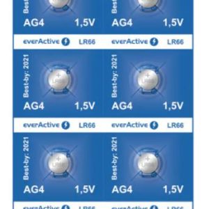 EverActive – Pilhas alcalinas 1,5V LR626 – [10 unid.]